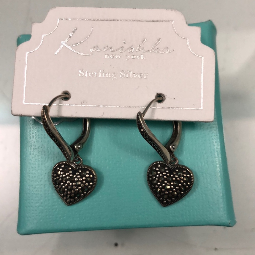 Kanishka Swarovski Sterling Silver Earrings